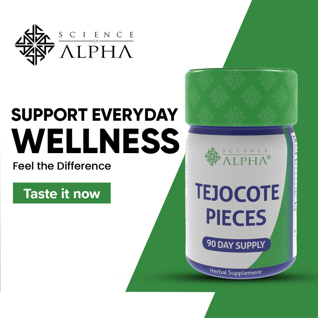 Science of Alpha Tejocote Pieces Supplement | Tejocote Root Herbal Supplement Capsules (90-Day Supply)